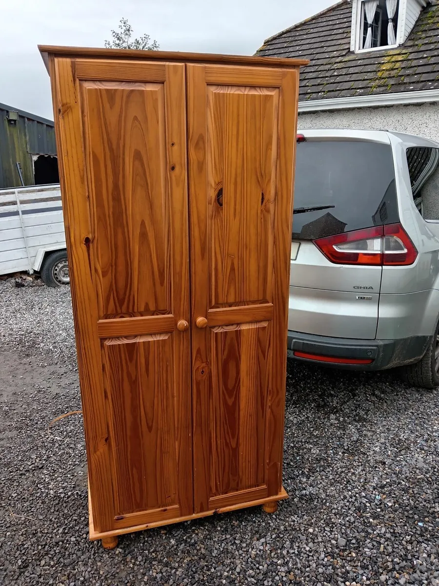 Pine wardrobe