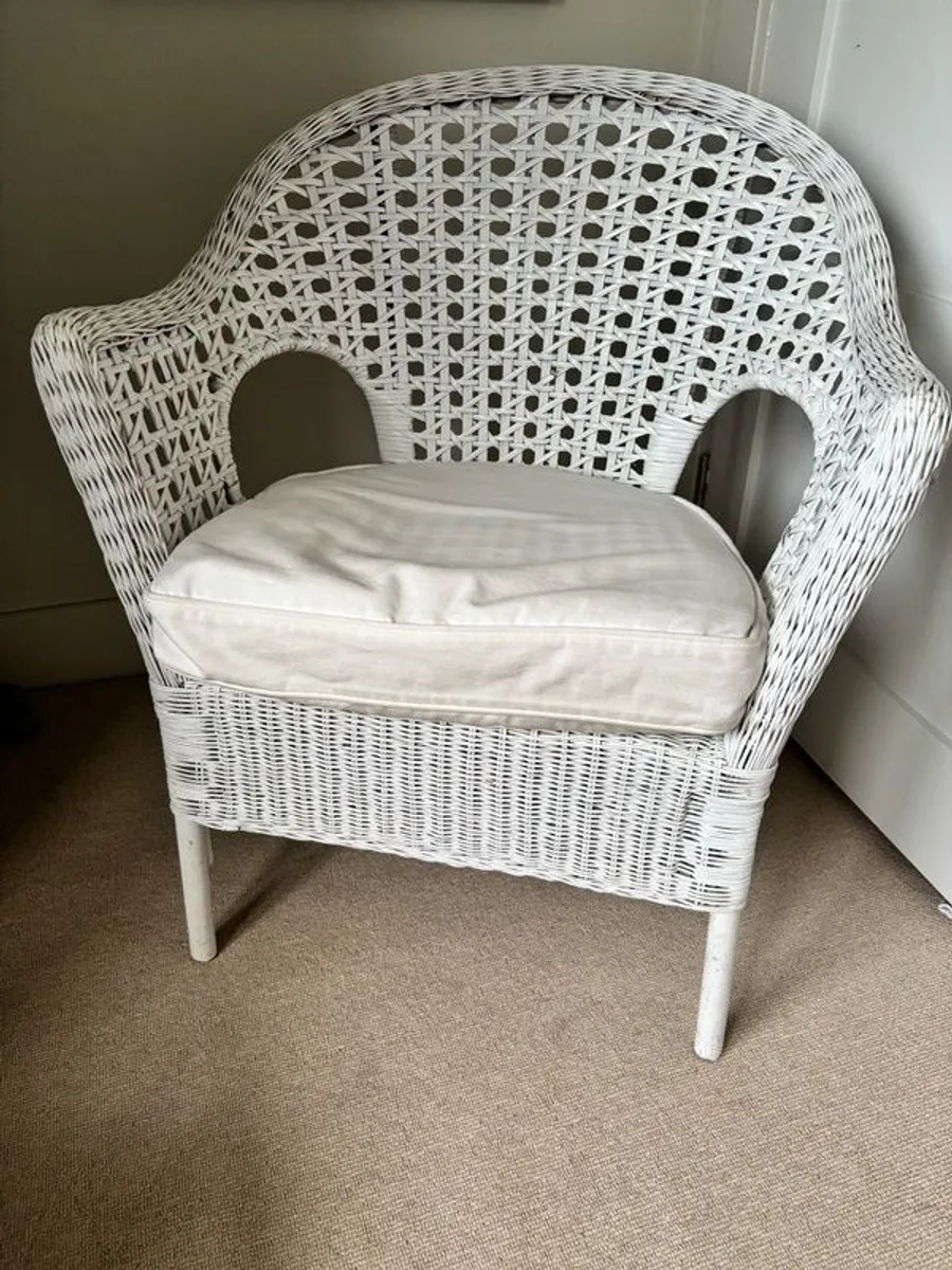 Rattan armchair