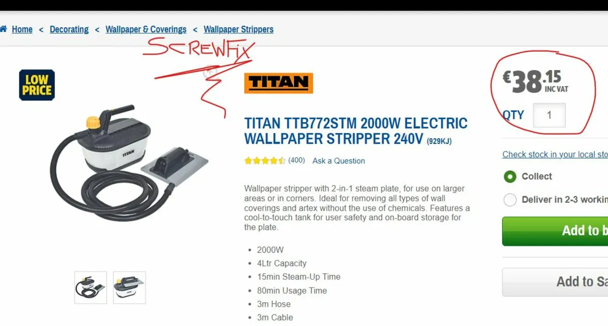 Wallpaper Stripper For Sale - Image 4