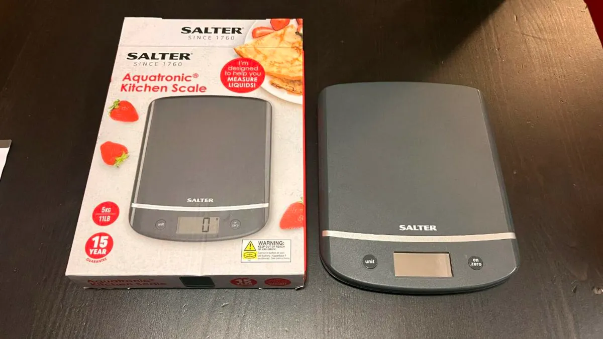 Salter Digital Kitchen Scale – Brand New - Image 2
