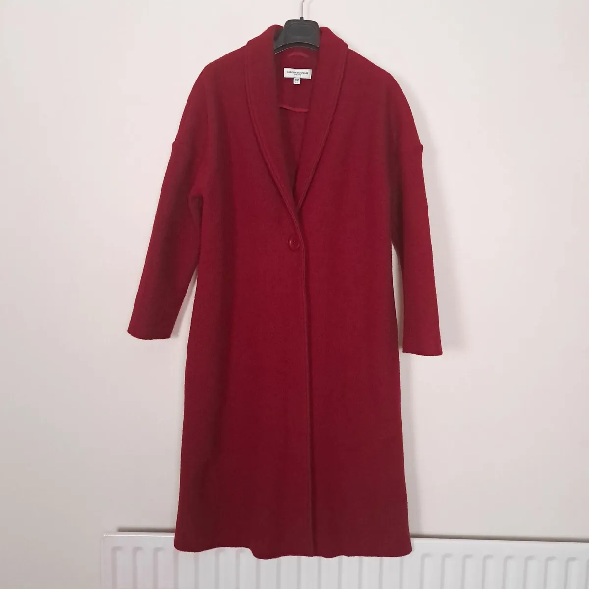 Carolyn Donnelly Red 100% Wool Coat 10UK/38EU - Image 1