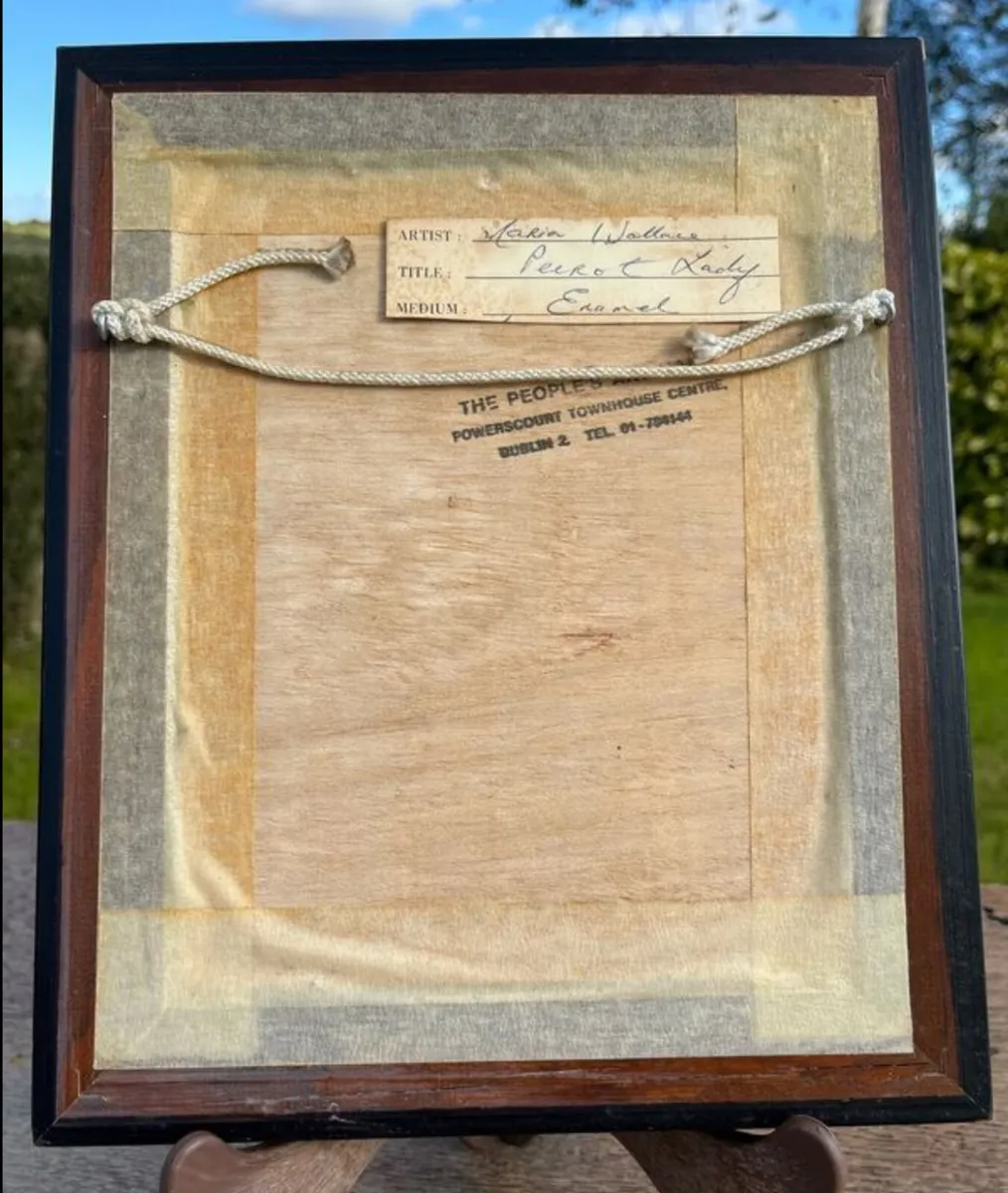 Vintage Irish made Enamel Wall Art - Image 2