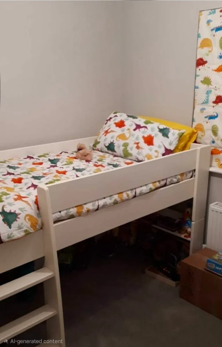 Children's Mid sleeper Solid frame bed - Image 1