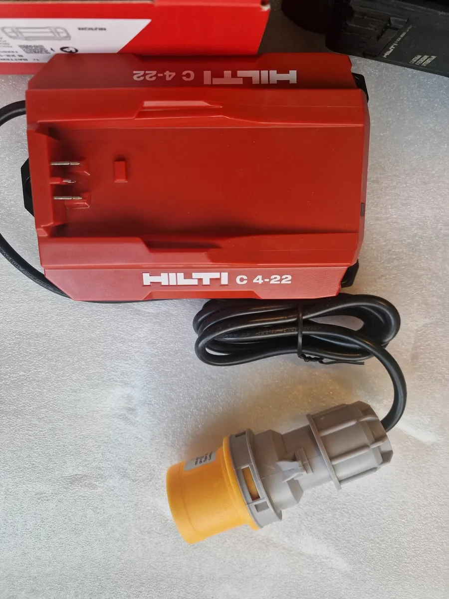 Hilti battery, charger - Image 3