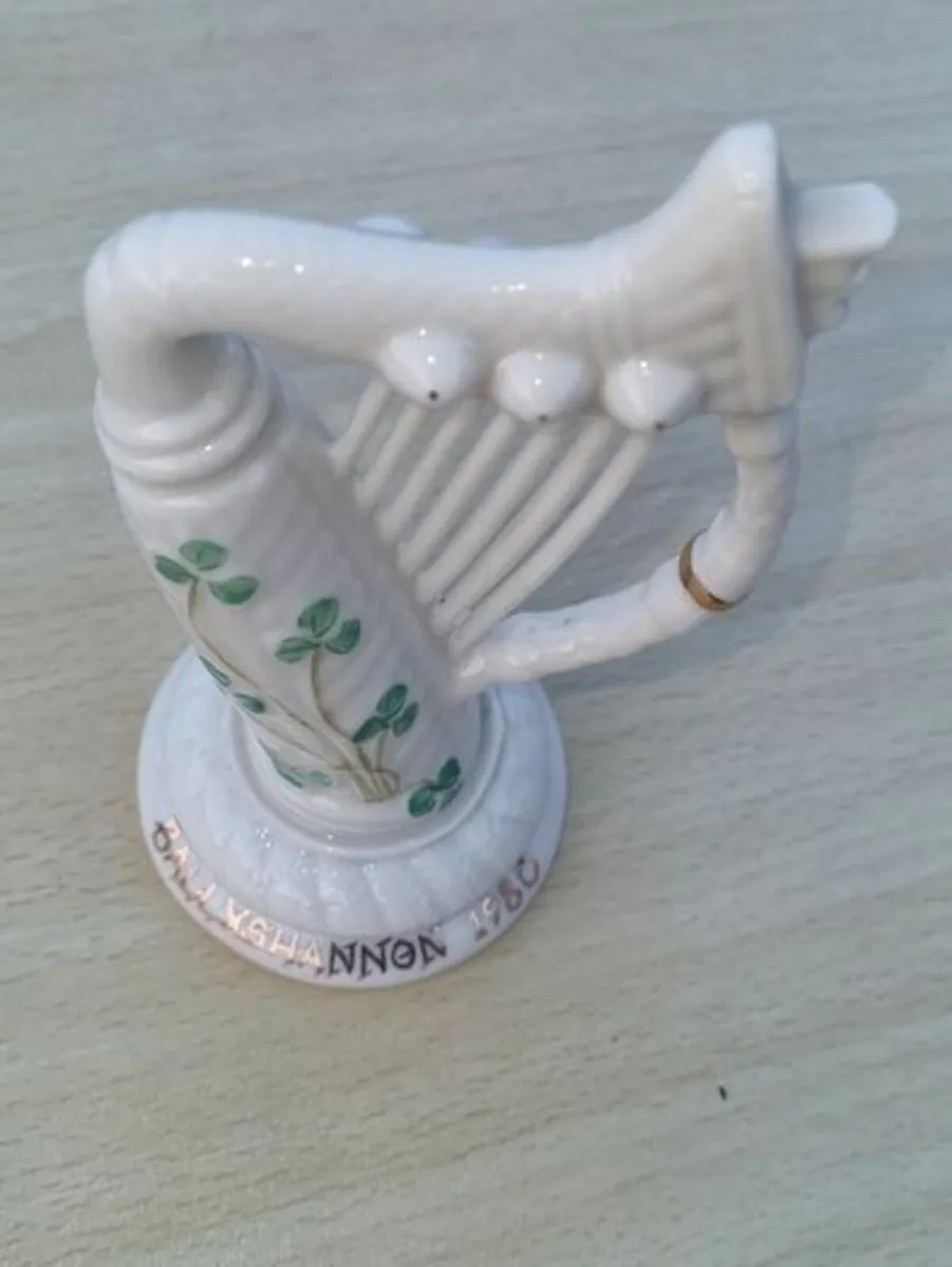 Belleek harp Special Edition Ballyshannon 1980 - Image 4