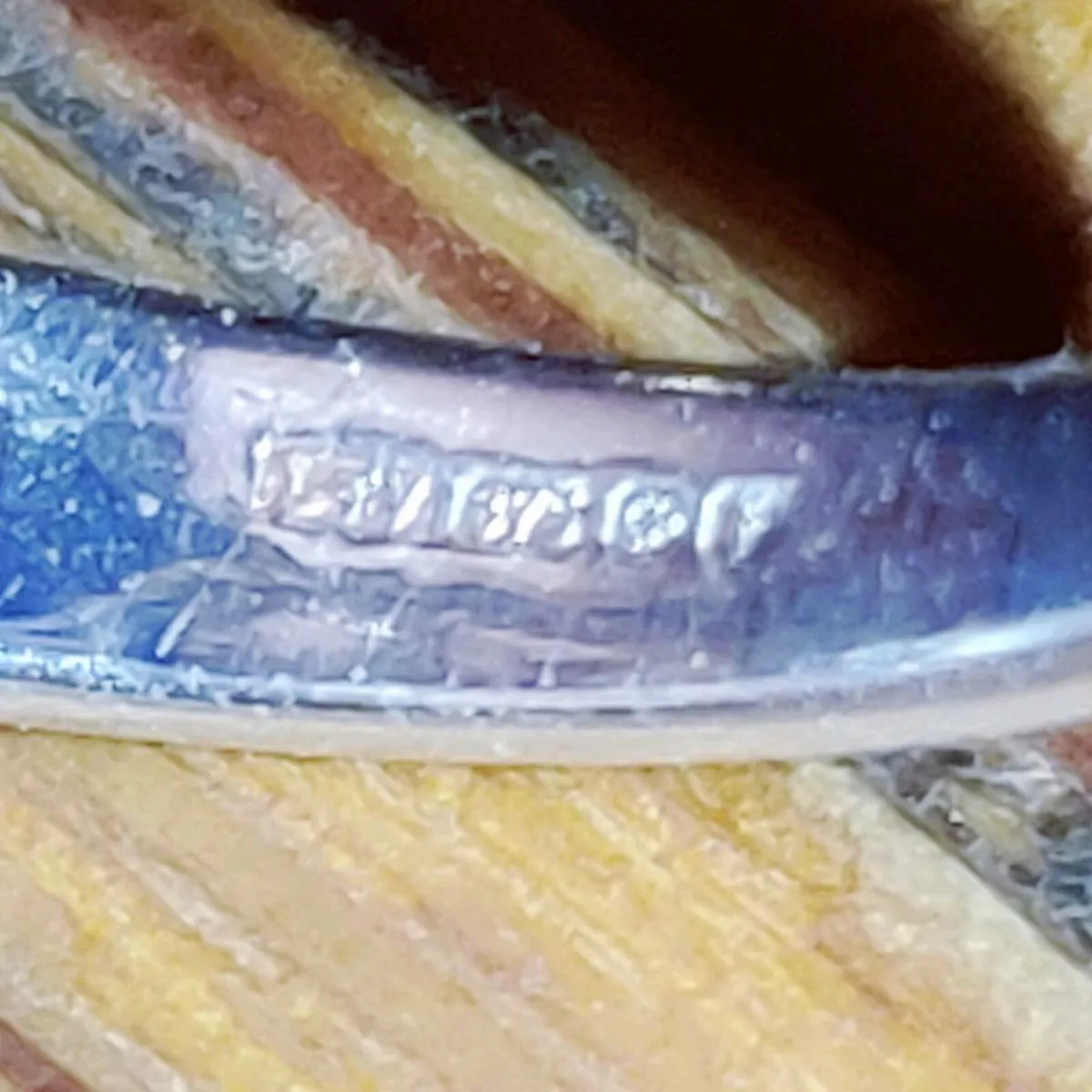 CHUNKY YELLOW TOPAZ, 9CT White Gold Unisex Ring ! - Image 2