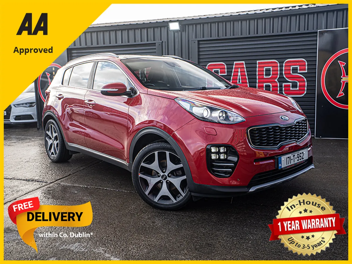 2017 Sportage GT-LINE 1.7d/High spec/1yr warranty - Image 1