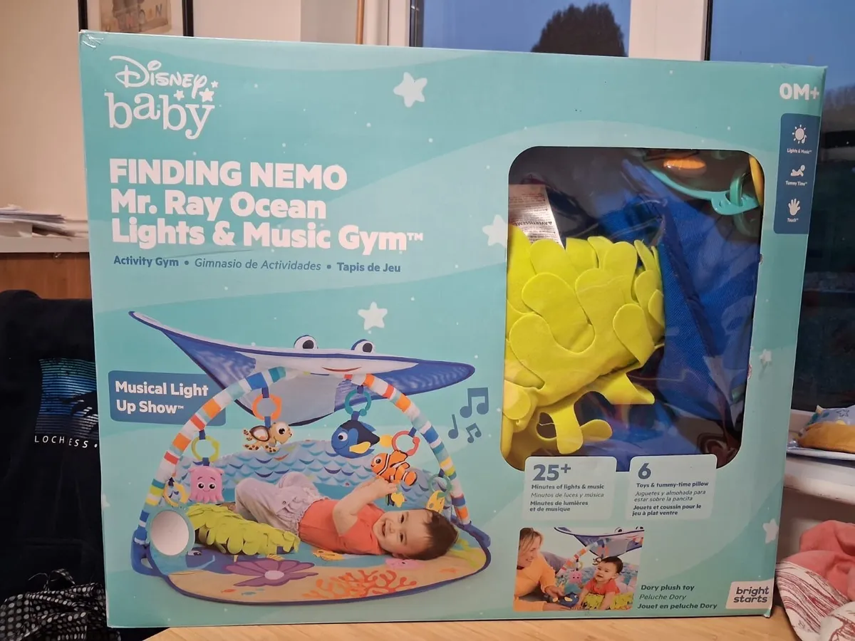Disney Baby Finding Nemo Mr. Ray Baby Gym - Image 4