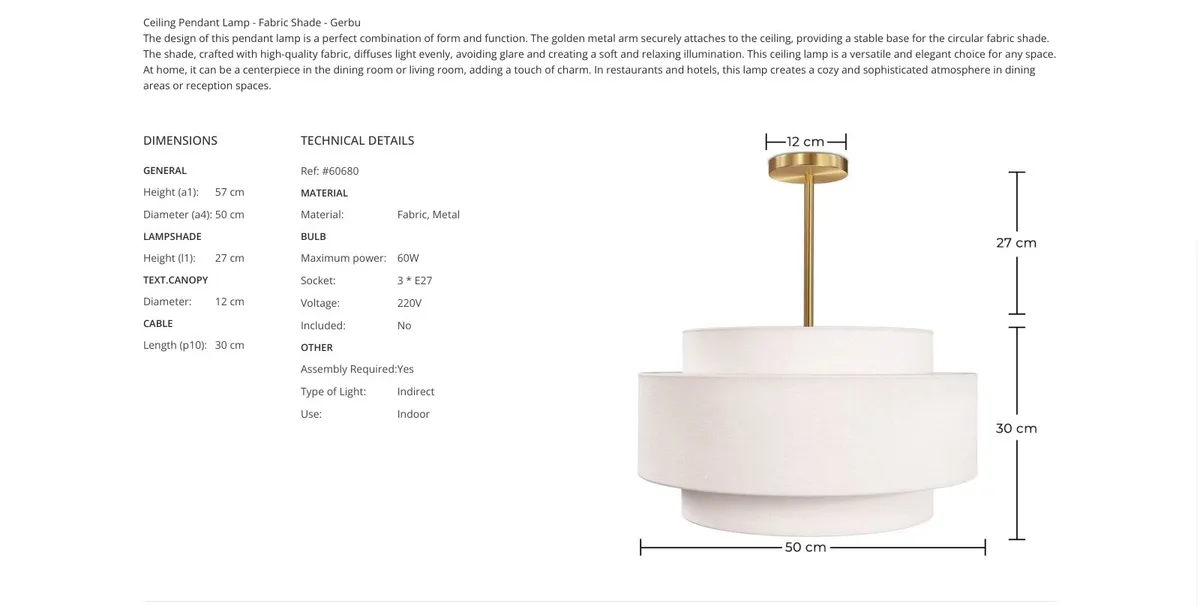 Pair of light pendants - Image 2