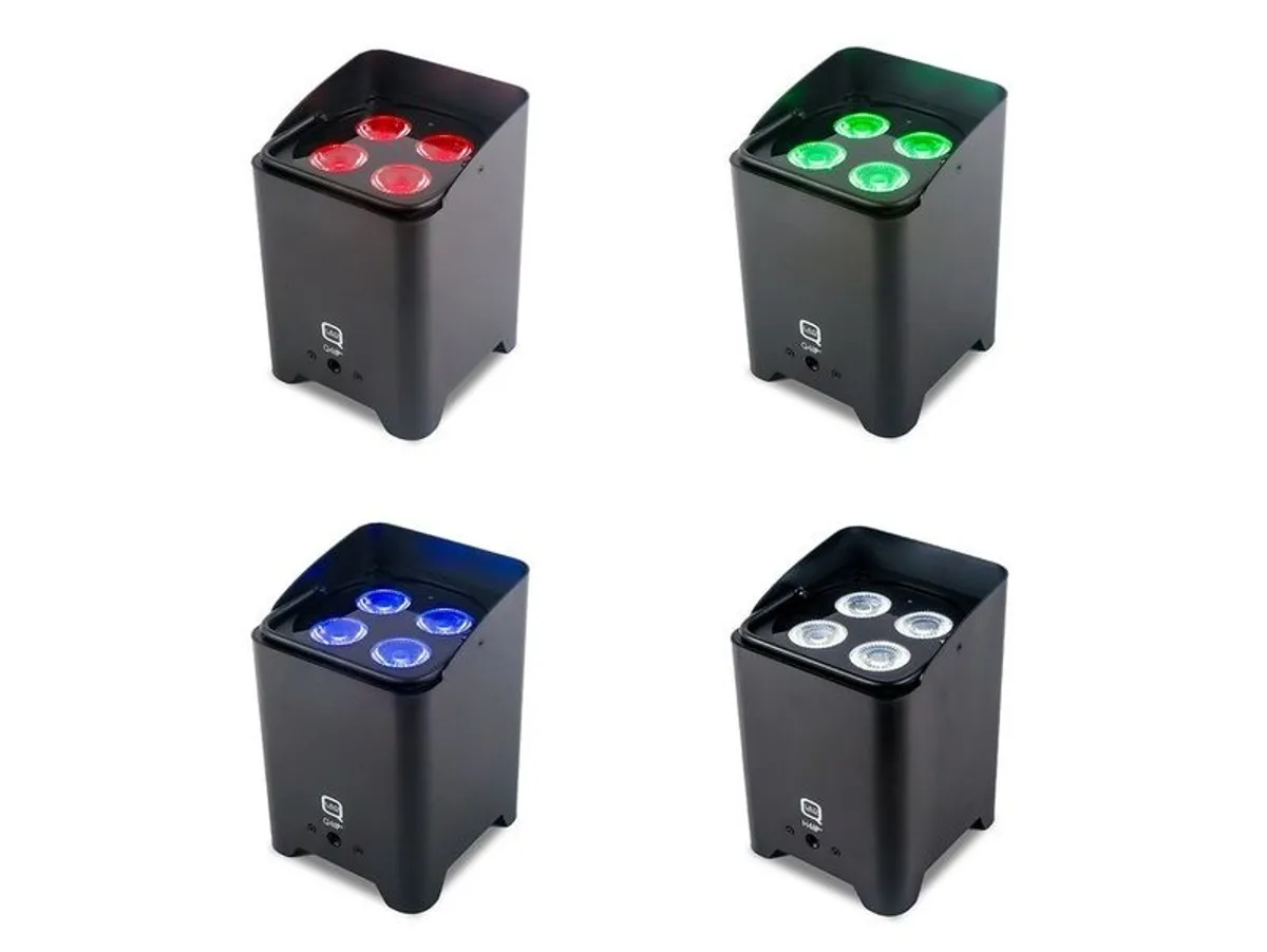 Q-Led Q4IP+ Uplights with Carry Bag (Pack of 4) - Image 2