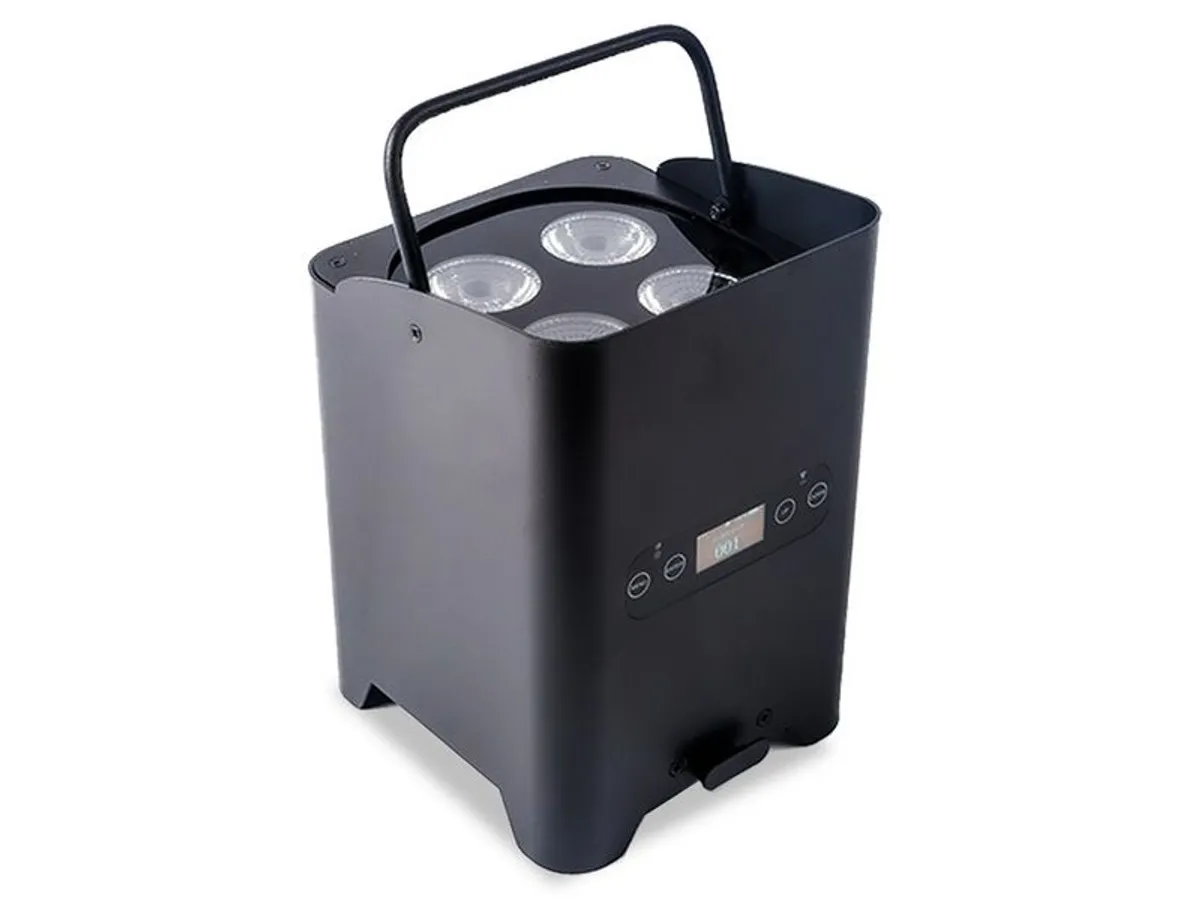 Q-Led Lighting Q4IP+ Uplights with Charging Flightcase (Case Of 8) - Image 4