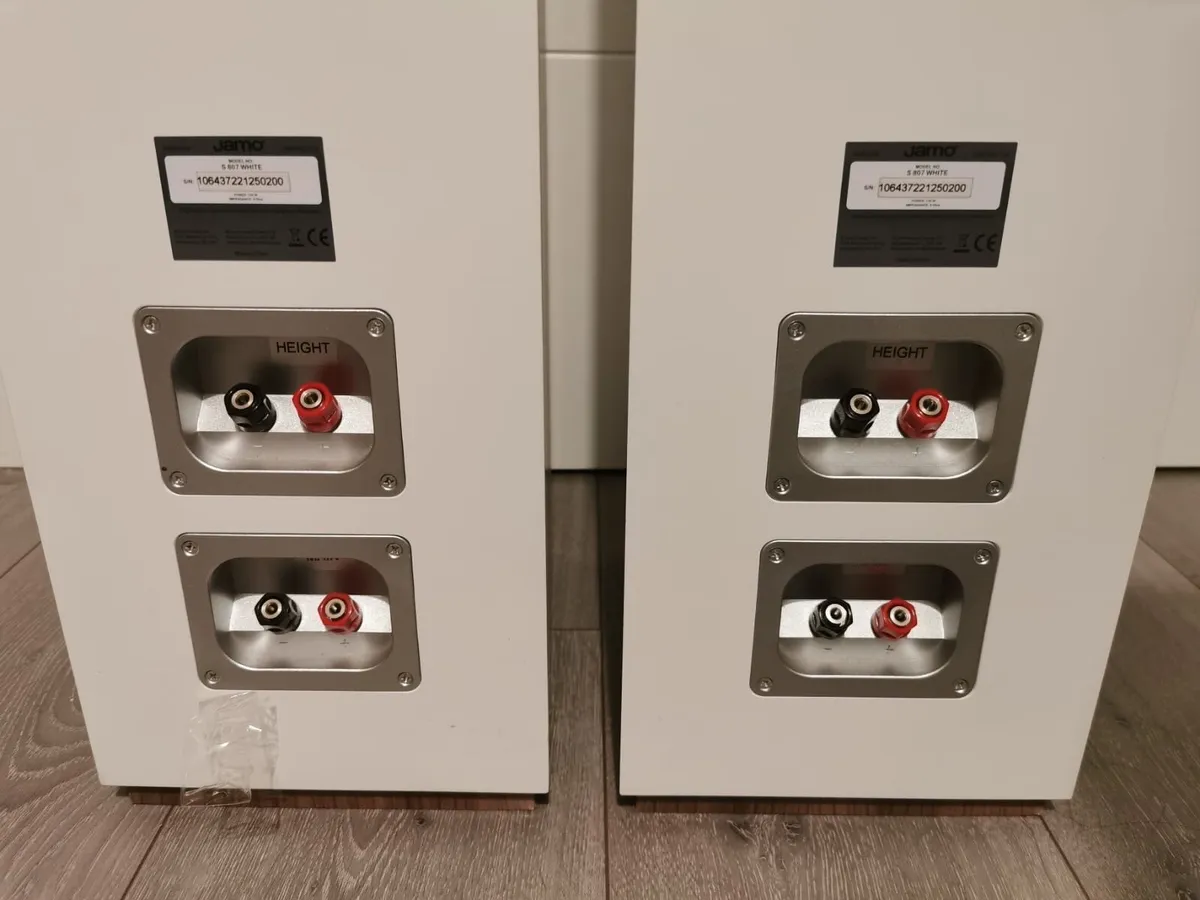 JAMO S807 SPEAKERS-IN ELEGANT WHITE - NEW - Image 4