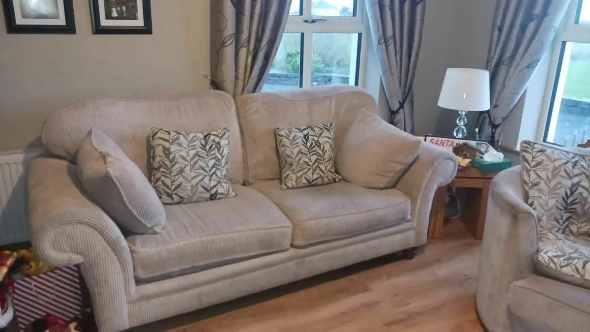 Sofa  and 2 snugglers - Image 1