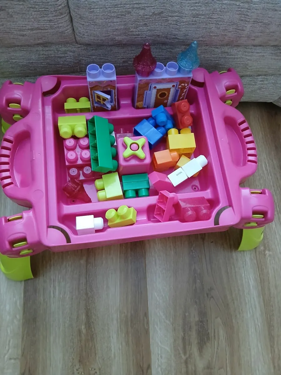 Lego Carrier Table with some lego blocks - Image 2