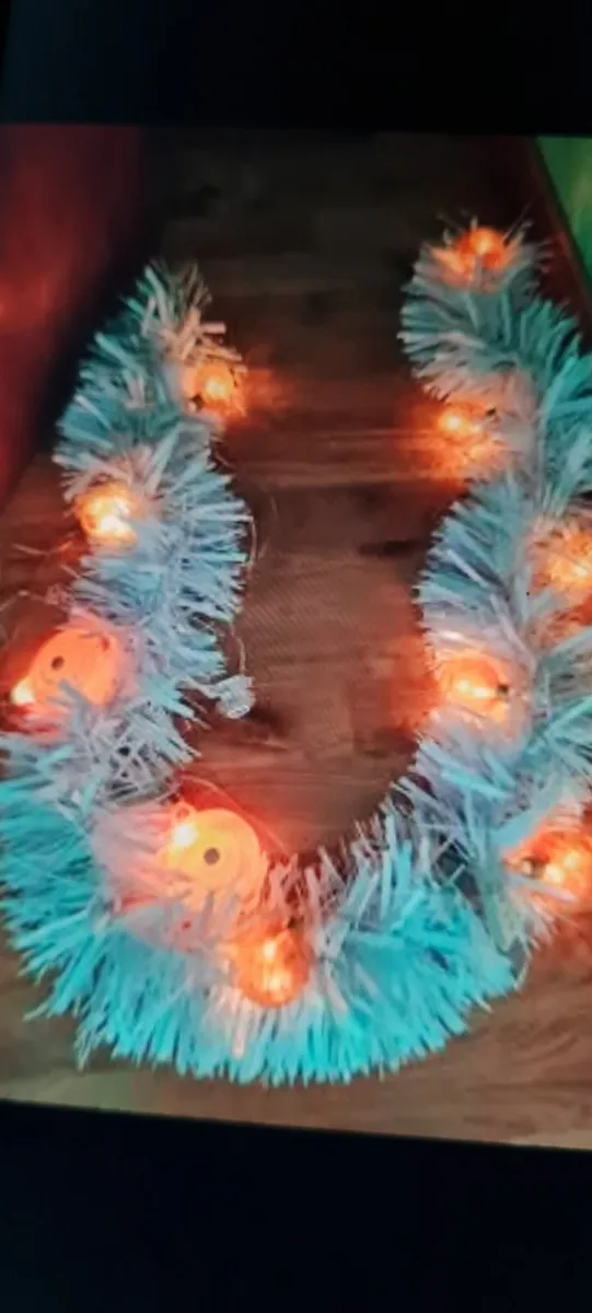 Christmas 10 baubles led lights