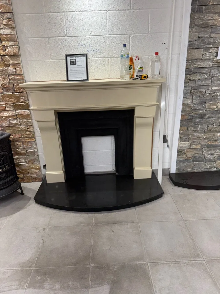 Marble fireplace