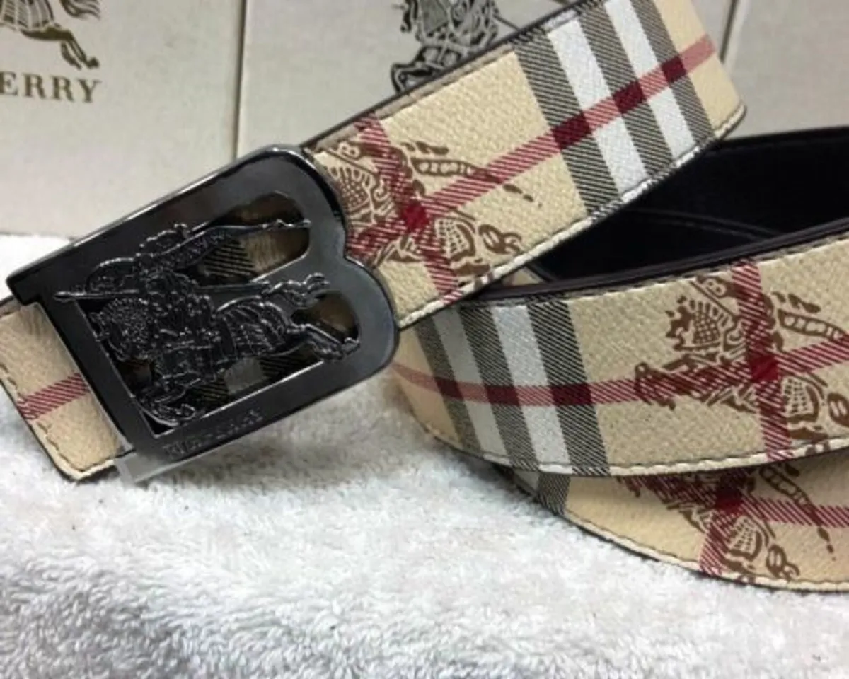 Burberry Iconic Check Reversible Belt - Image 1