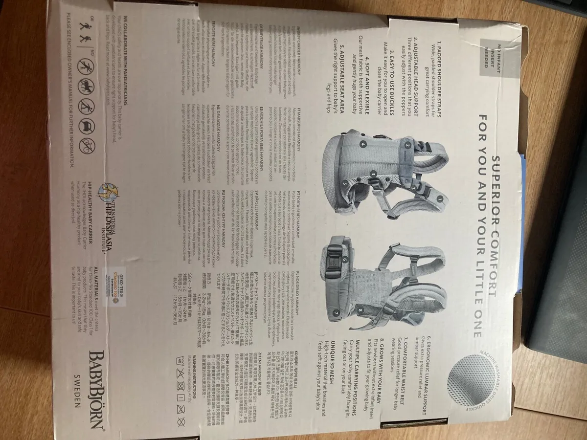 Babybjorn Harmonie mesh baby carrier (new) - Image 2