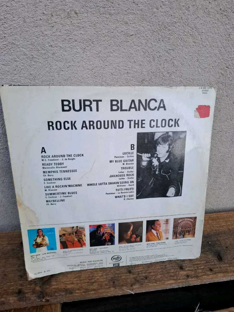 Vinyl lpbrock around the clock - Image 2