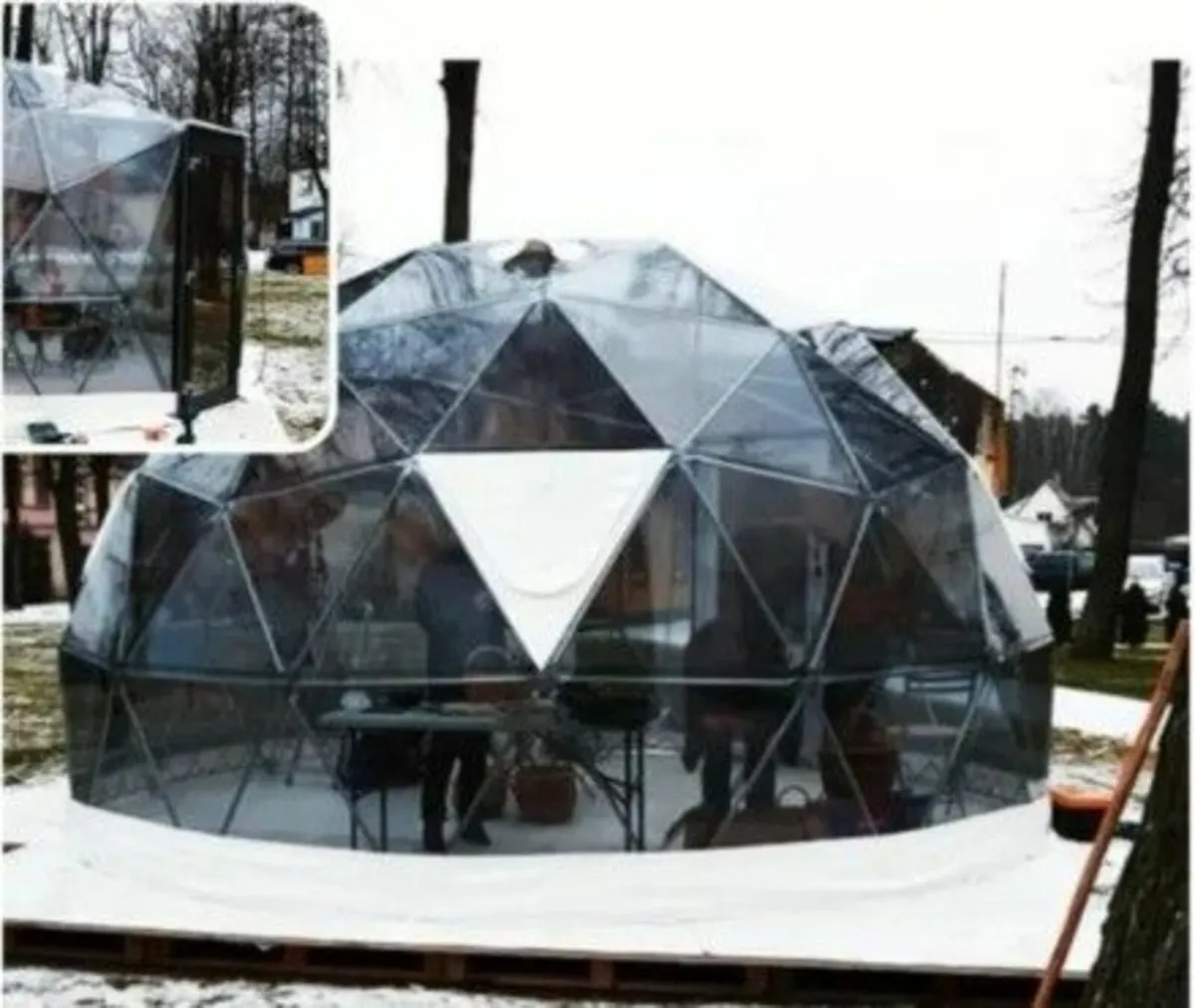 Luxury 3m(10ft) Clear Tinted  Dome Igloo - Image 2