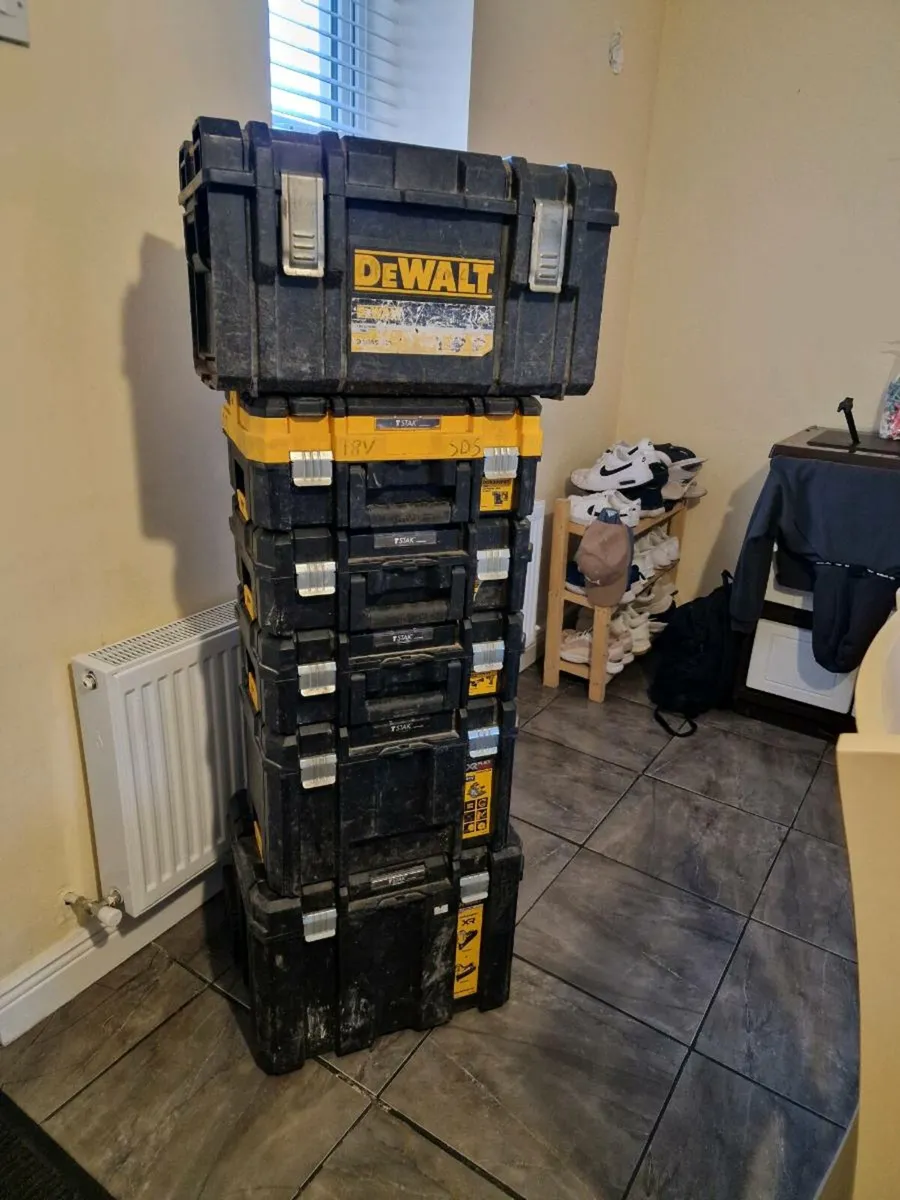 Dewalt boxes / storage - Image 1