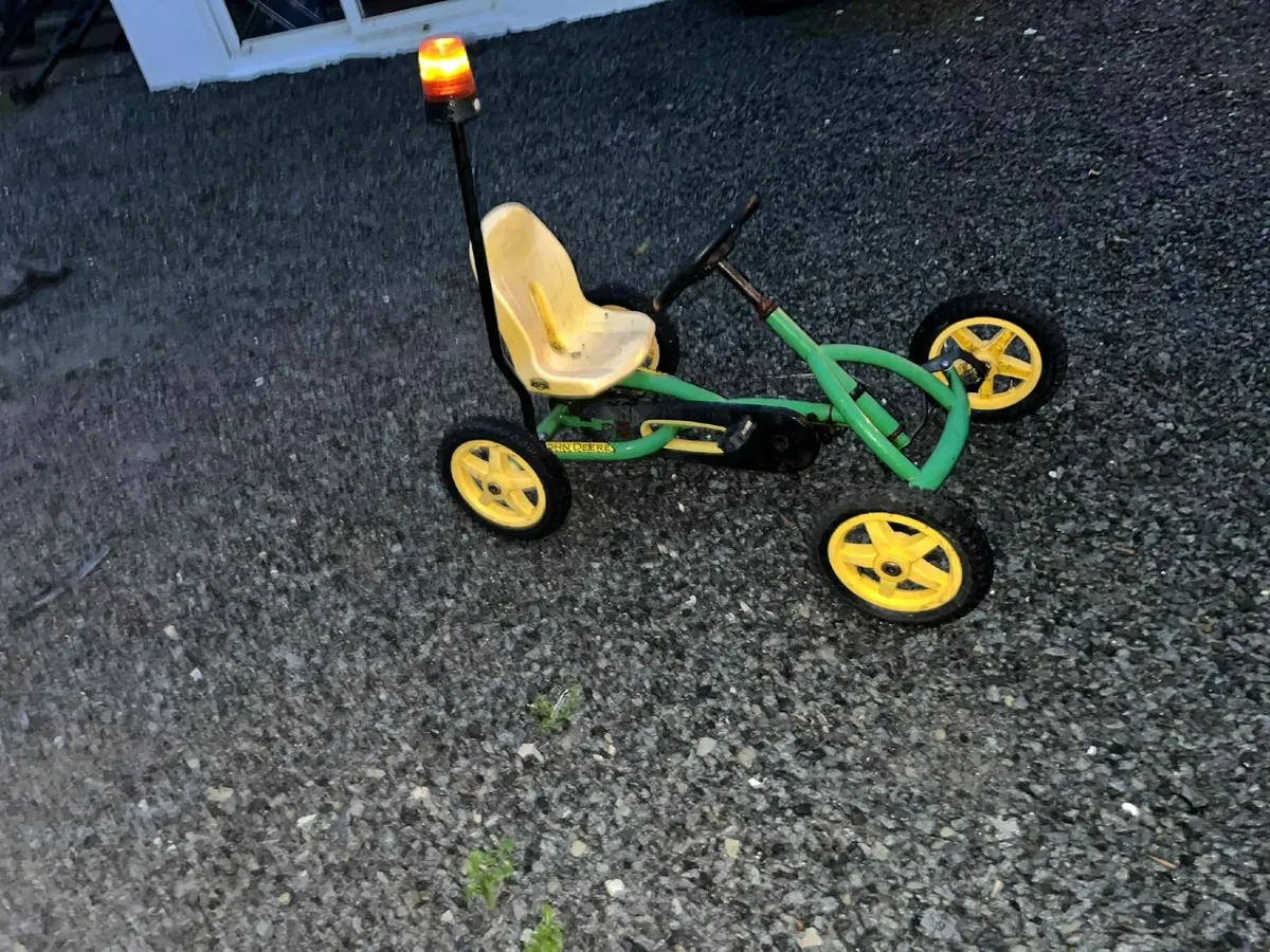 Berg John Deere Buddy Go Cart with working light - Image 1