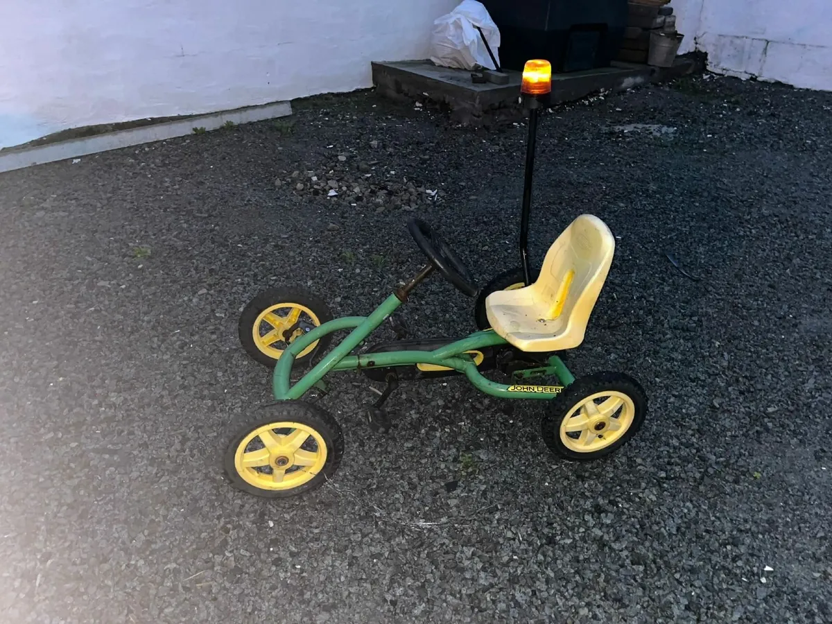 Berg John Deere Buddy Go Cart with working light - Image 2