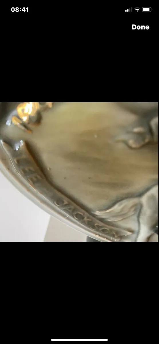 Vintage US Civil War Ceramic Decanter - Image 3