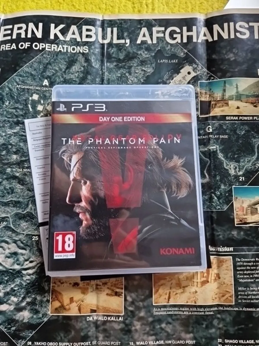 Day one edition Metal Gear Solid The Phantom Pain PlayStation3 Ps3 Games Original - Image 1