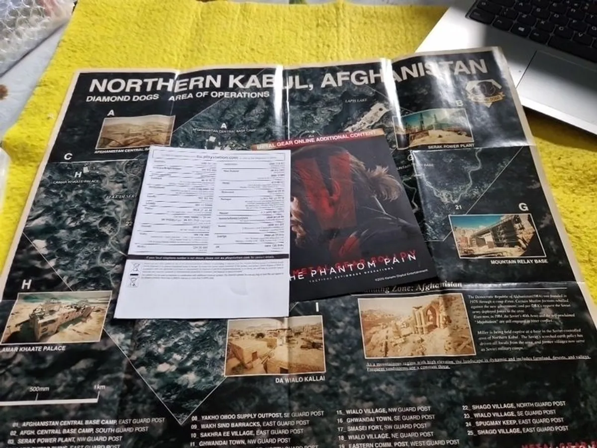 Day one edition Metal Gear Solid The Phantom Pain PlayStation3 Ps3 Games Original - Image 2