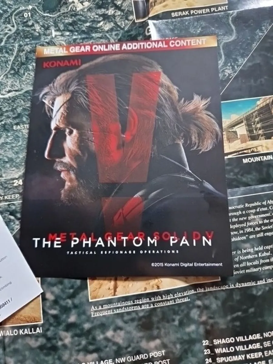 Day one edition Metal Gear Solid The Phantom Pain PlayStation3 Ps3 Games Original - Image 4