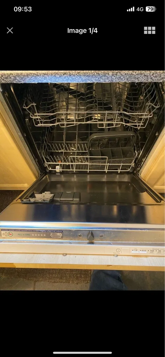 Zanussi Integrated Dishwasher - Image 1