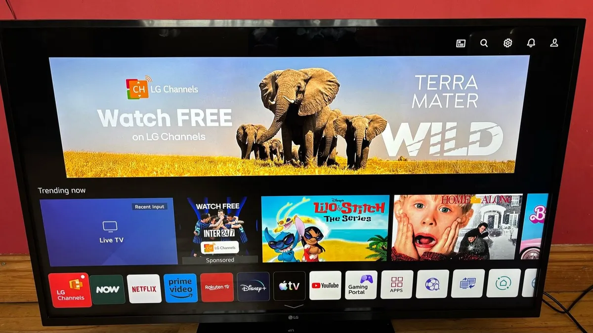 43” LG 4K Smart TV - Image 1