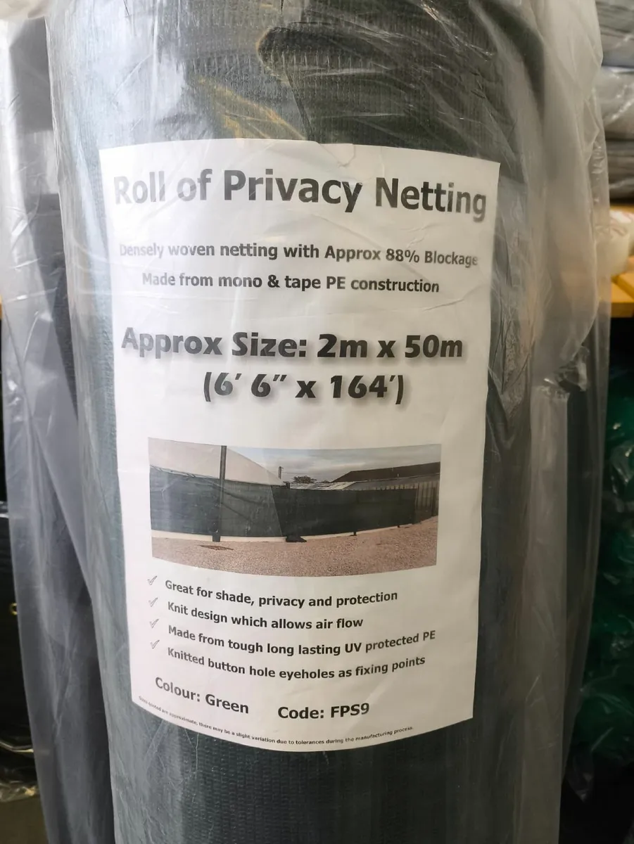 Privacy Fence Screens 2m x 50m (6.5ft x 164ft) - Image 1