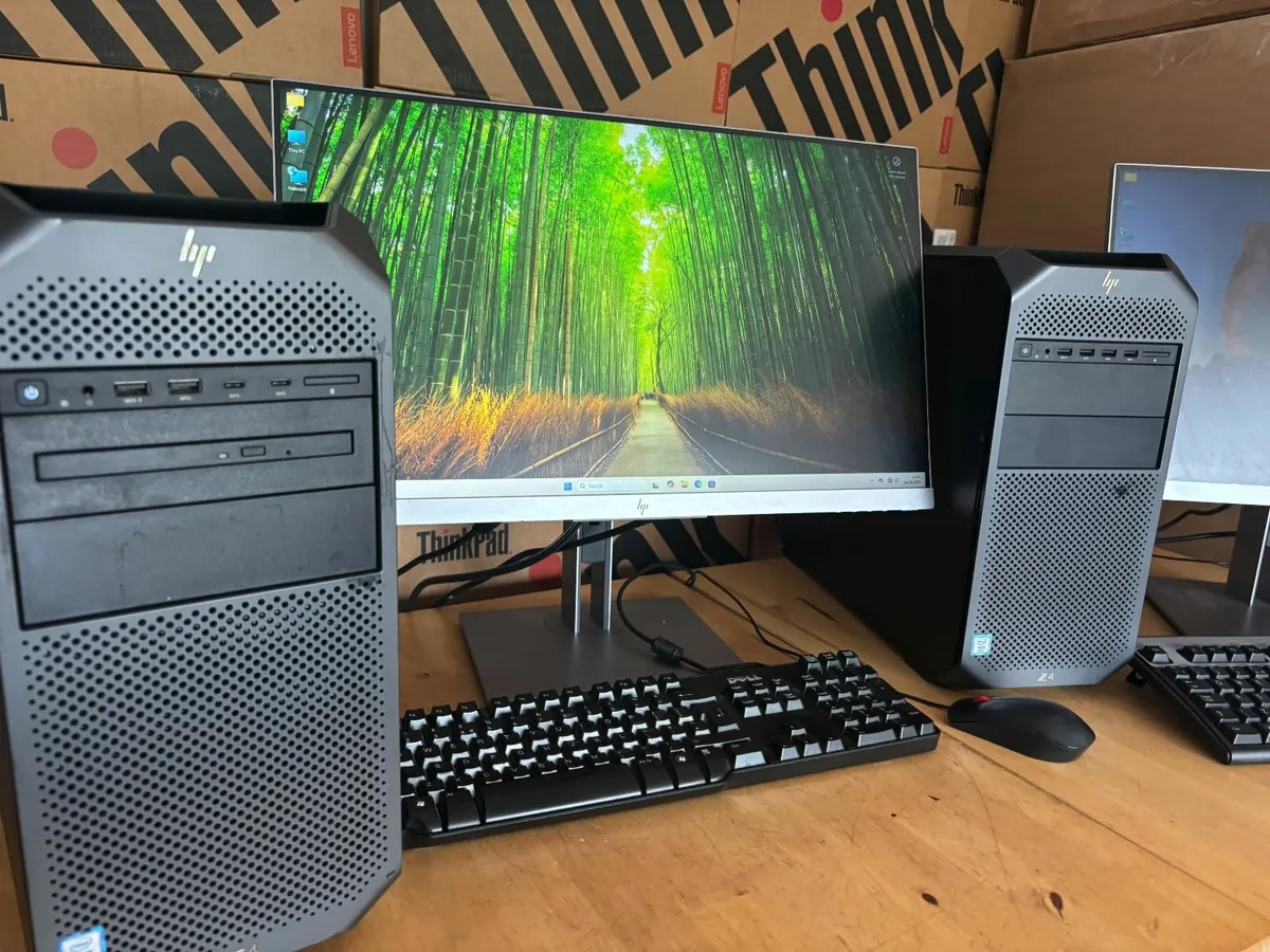 HP Z4 Complete Workstations-32GB-24" Screen-Delive - Image 4