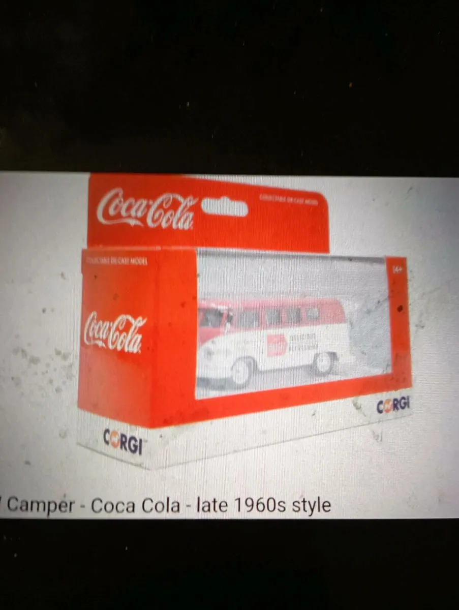 CORGI COCA COLA VW CAMPERVAN 1-43 SCALE 00 GAUGE - Image 2
