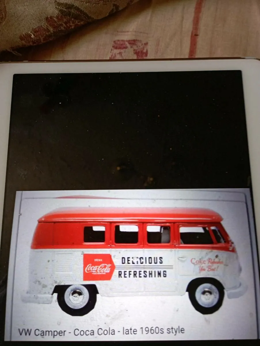CORGI COCA COLA VW CAMPERVAN 1-43 SCALE 00 GAUGE - Image 3