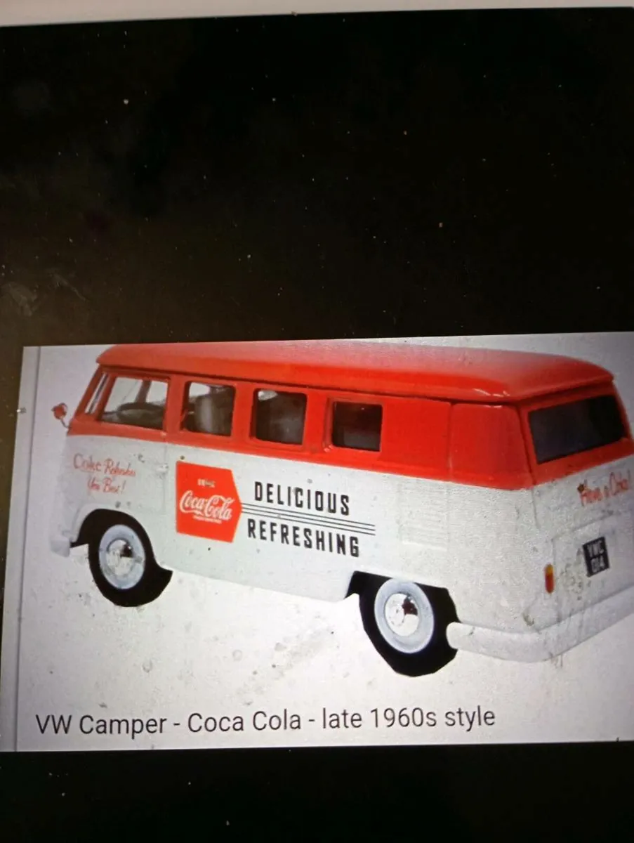 CORGI COCA COLA VW CAMPERVAN 1-43 SCALE 00 GAUGE - Image 4
