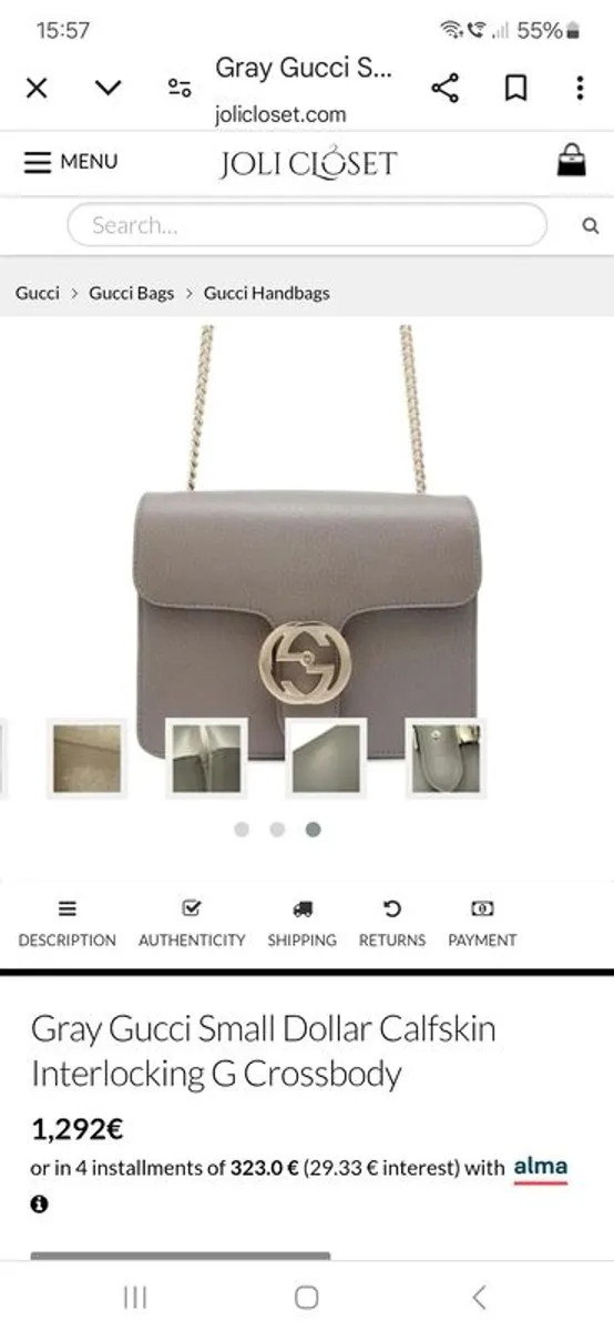 Gucci dollar interlocking G small crossbody bag - Image 4