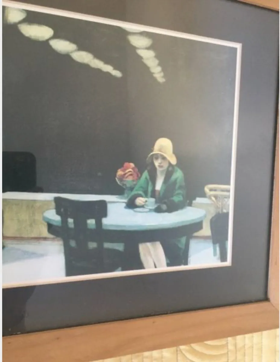 Print - Edward Hopper, Automat - Image 1