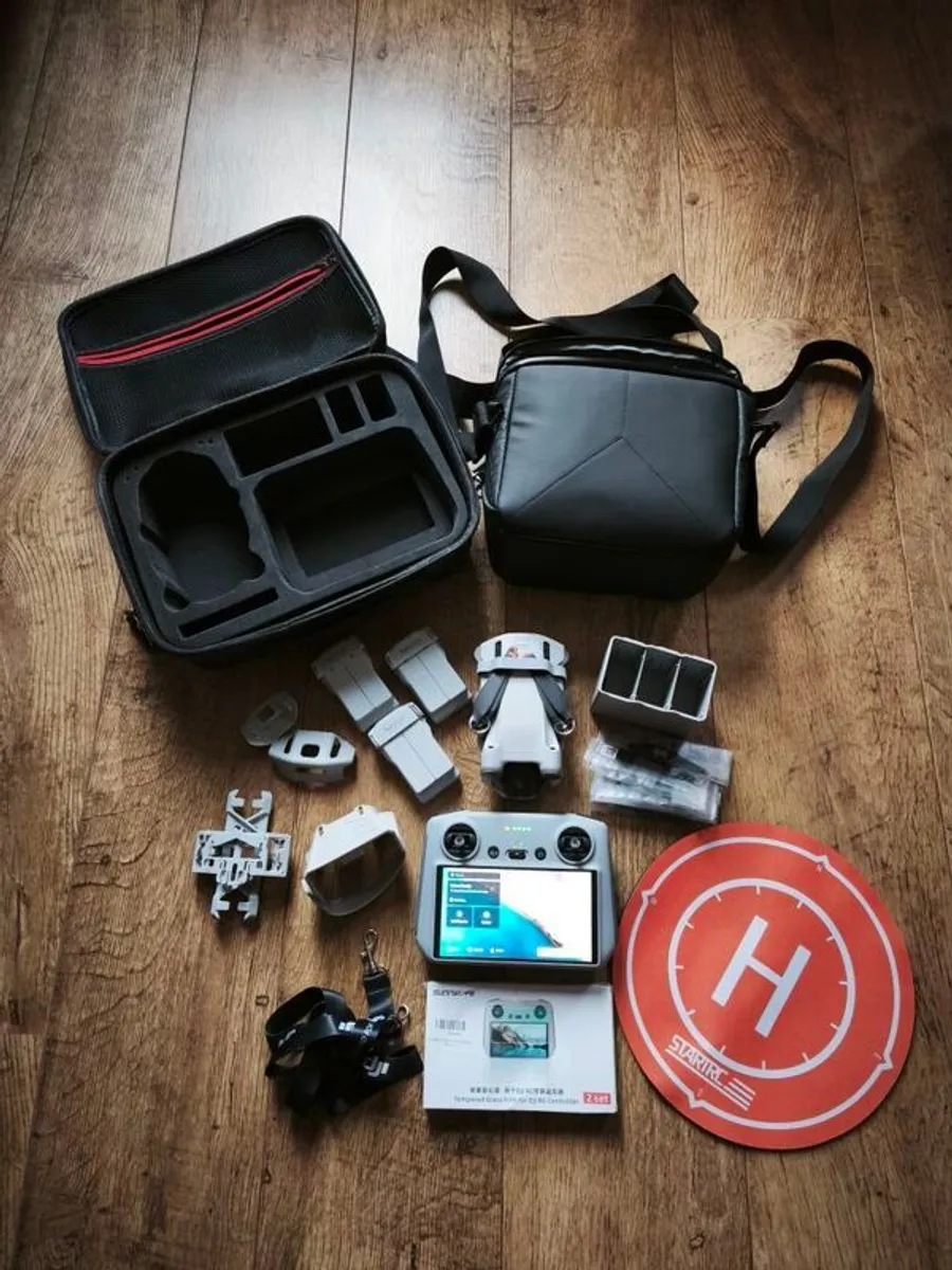 DJI Mini 3 Pro RC + Fly More Kit + Extras - Image 1