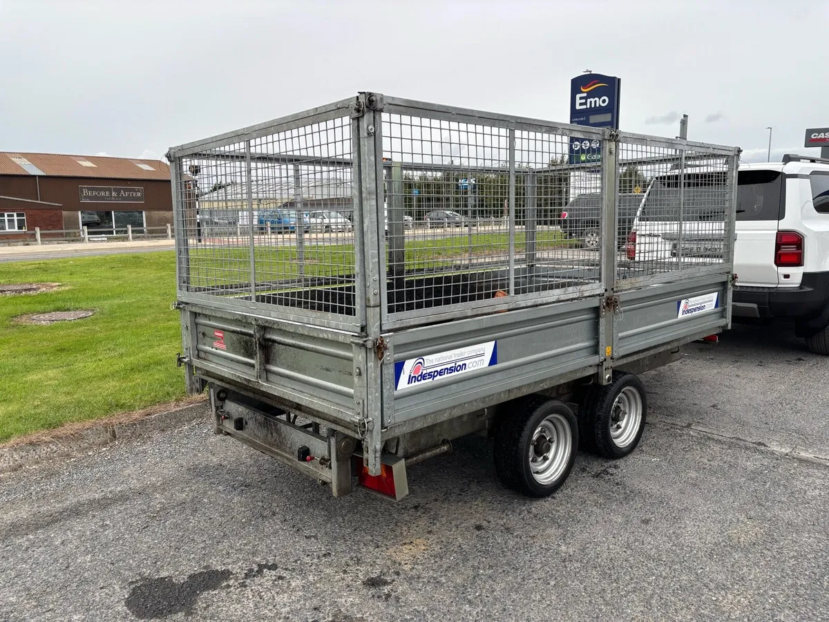 10x 5’6 indispention tipping trailer with full cre - Image 2
