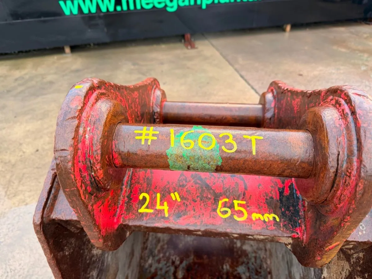 24" GEITH DIGGING BUCKET ...65MM .....1603T - Image 4