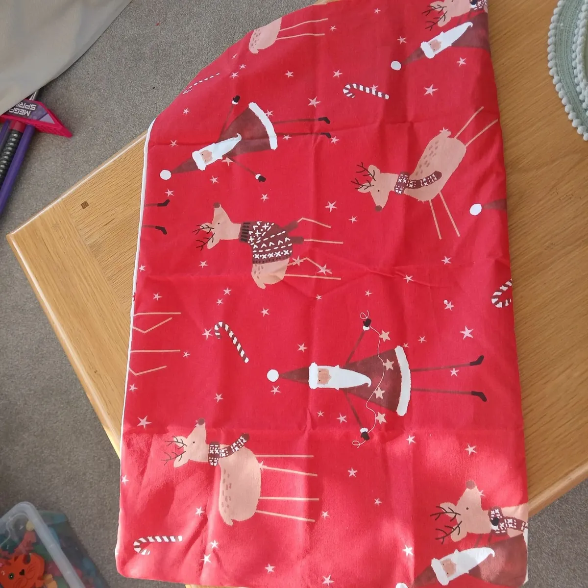 Santa single bed duvet cover - Image 1