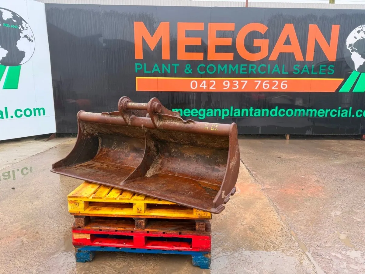 72" GRADING BUCKET 13 TON....65MM ....712-2P - Image 1