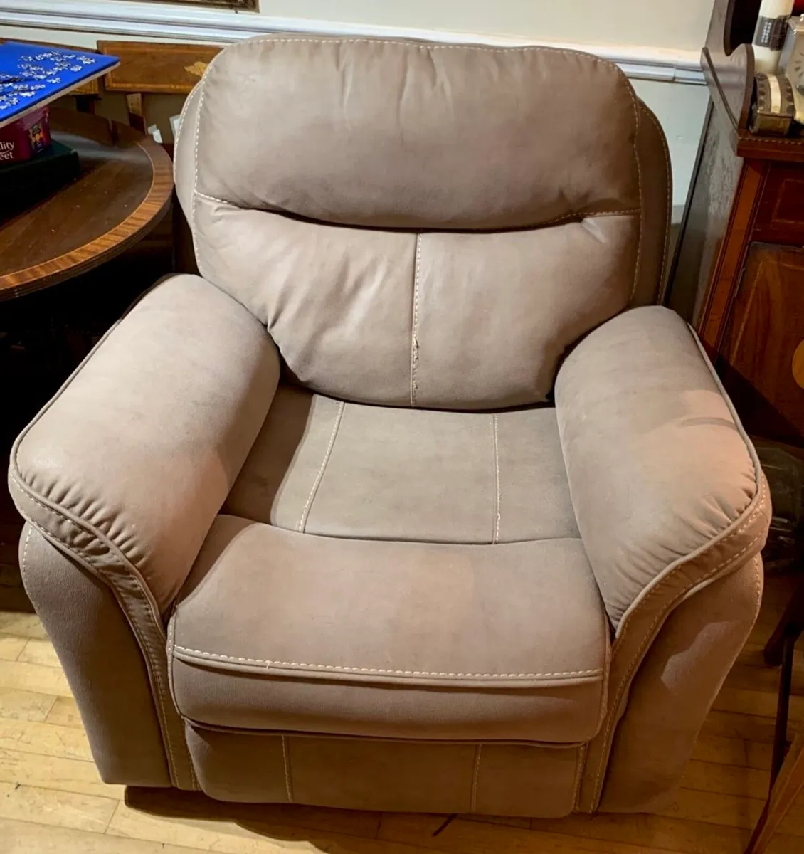 Leather Recliner- Harvey Norman - Image 2