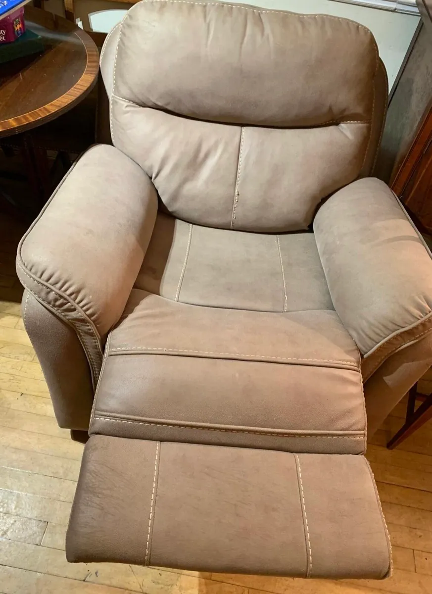 Leather Recliner- Harvey Norman - Image 3