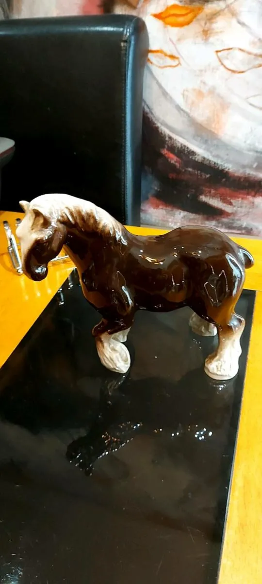 Vintage Ceramic 70's Shire Horse. - Image 1