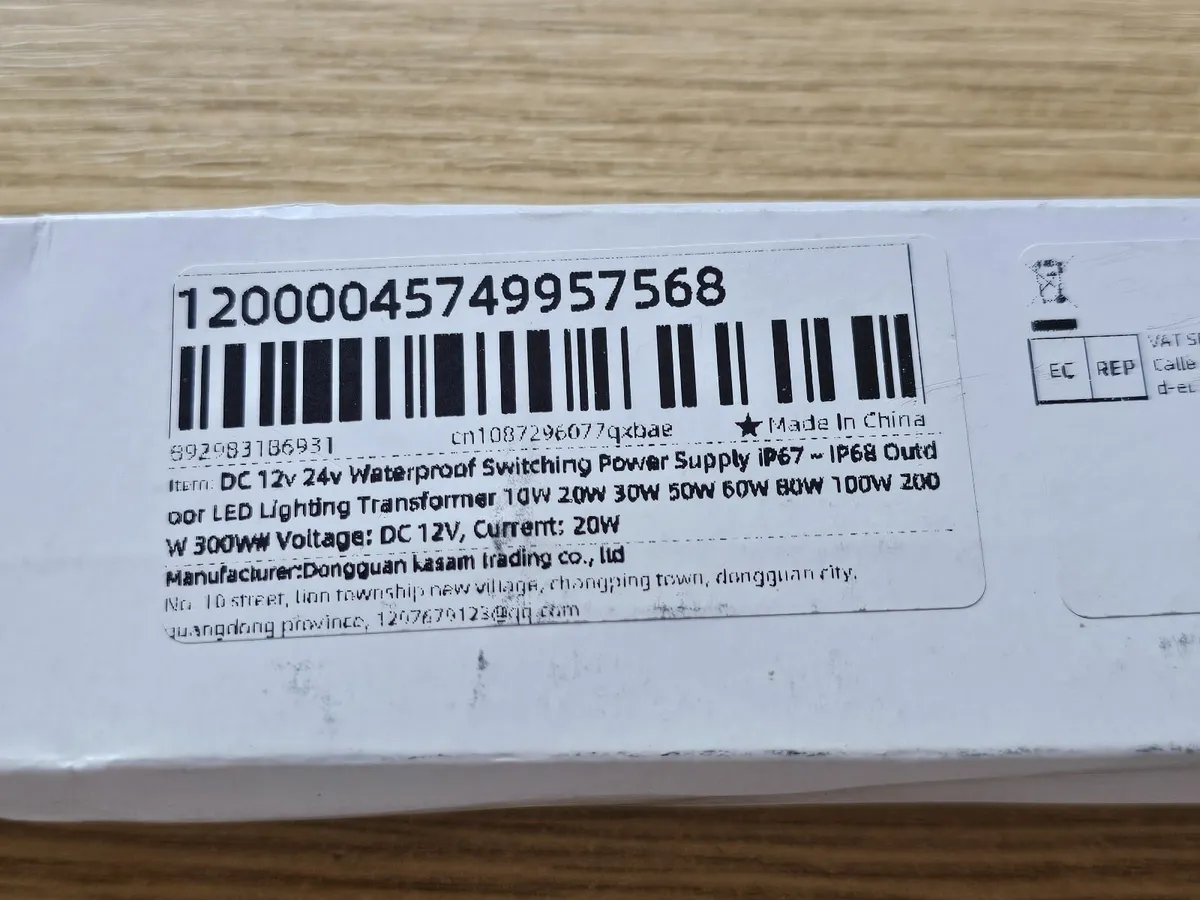 led driver power supply 12v 20W - Image 3