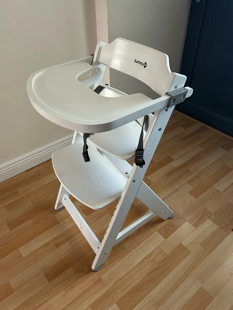Safety First Timba wooden highchair - white - Image 3